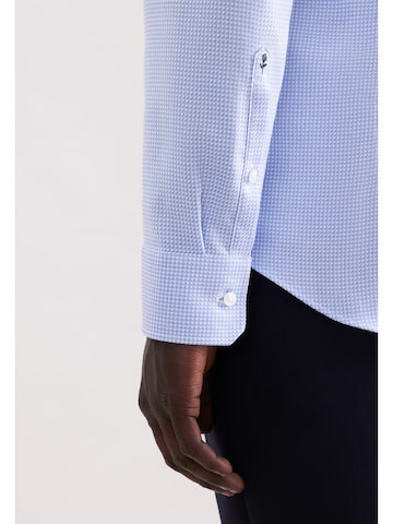 SEIDENSTICKER Regular Fit Businesshemd in Blau