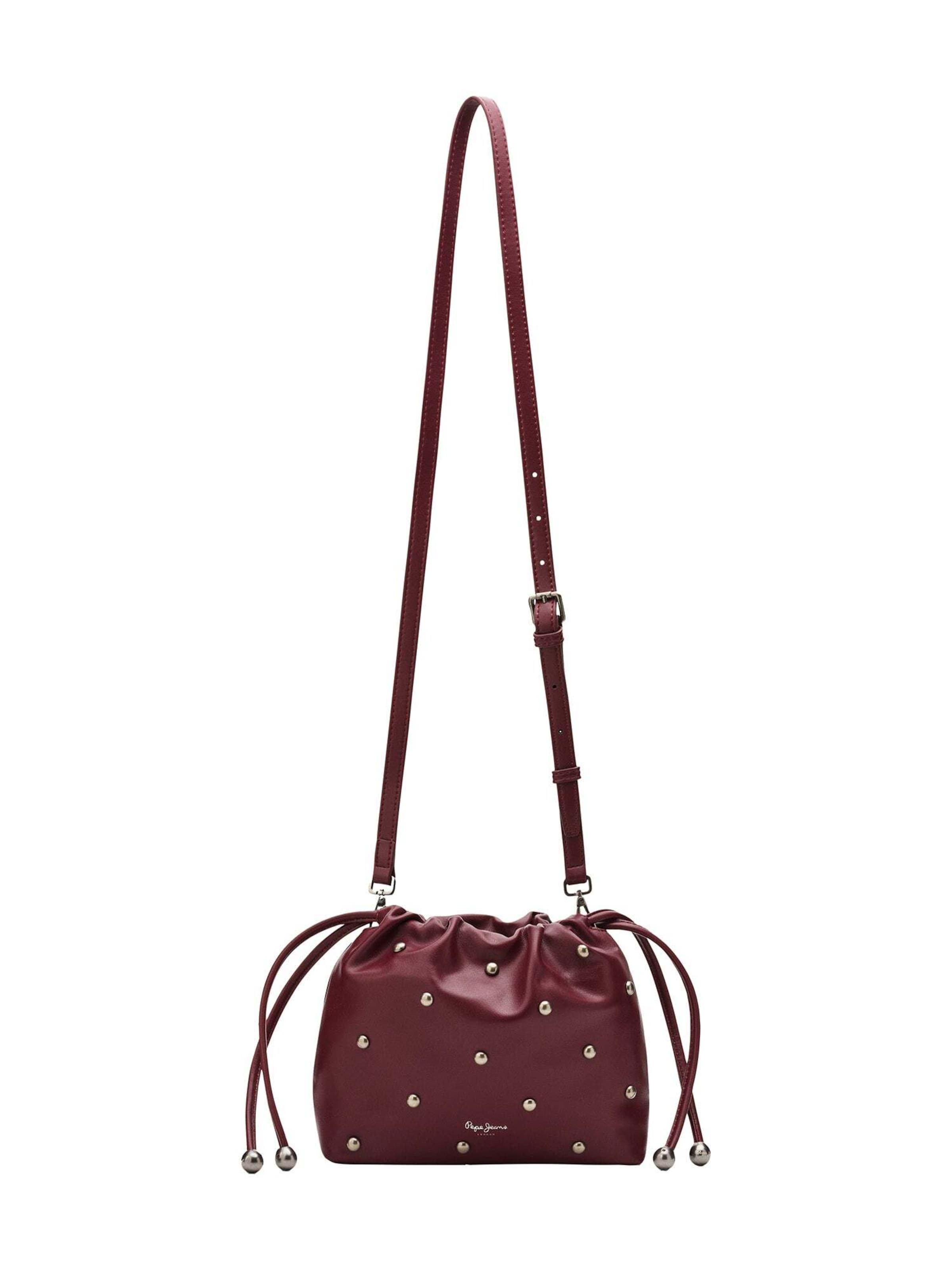 Pepe Jeans - Bolso saco 'Ilenia' en rojo