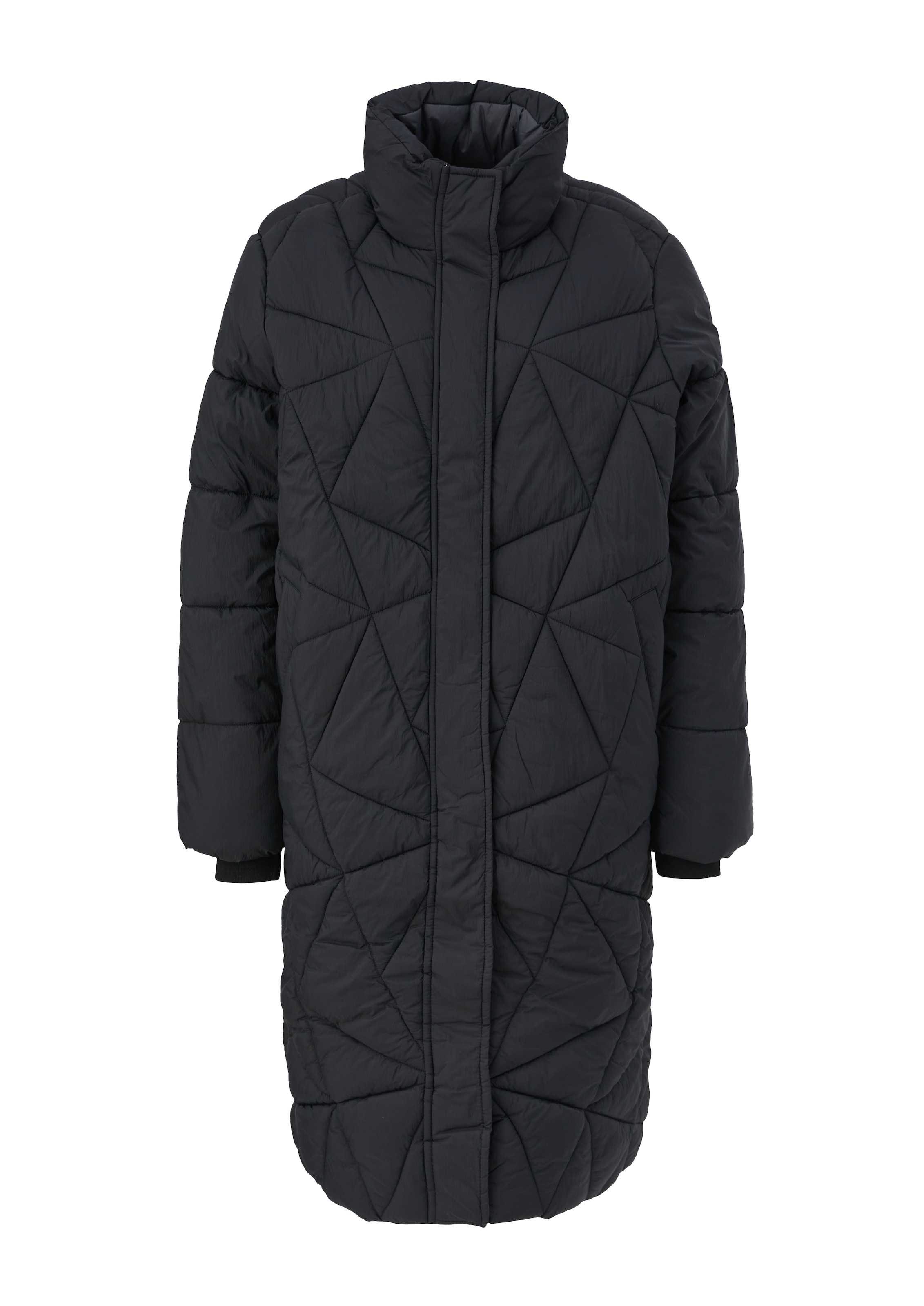 QS Wintermantel in Schwarz: Vorderseite