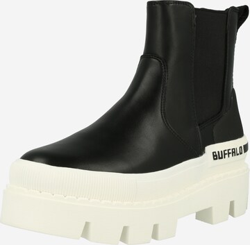 BUFFALO Chelsea boots 'RAVEN' i svart: framsida