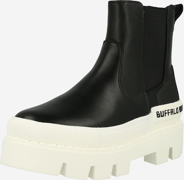 BUFFALO Chelsea boots 'RAVEN' in Zwart: voorkant