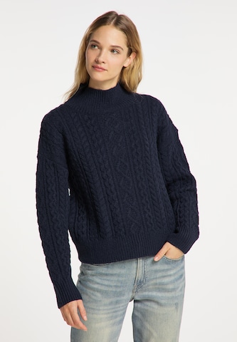 DreiMaster Vintage Pullover in Blau: predná strana