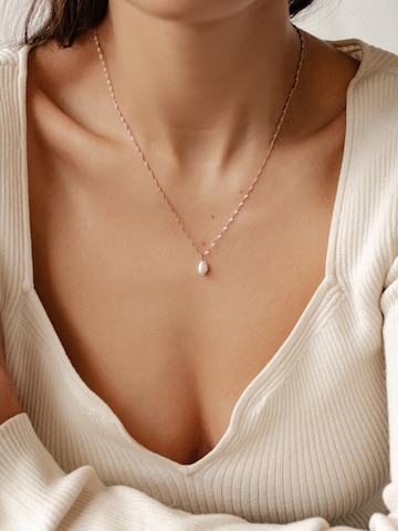 Hey Happiness - Cadena 'Perle' en oro