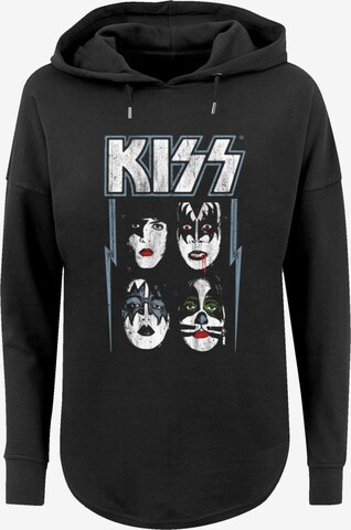 Sweat-shirt 'Kiss' F4NT4STIC en noir : devant