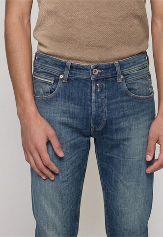 REPLAY Regular Jeans 'GROVER' in Blau