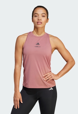 ADIDAS PERFORMANCE Αθλητικό τοπ 'Les Mills' σε ροζ: μπροστά