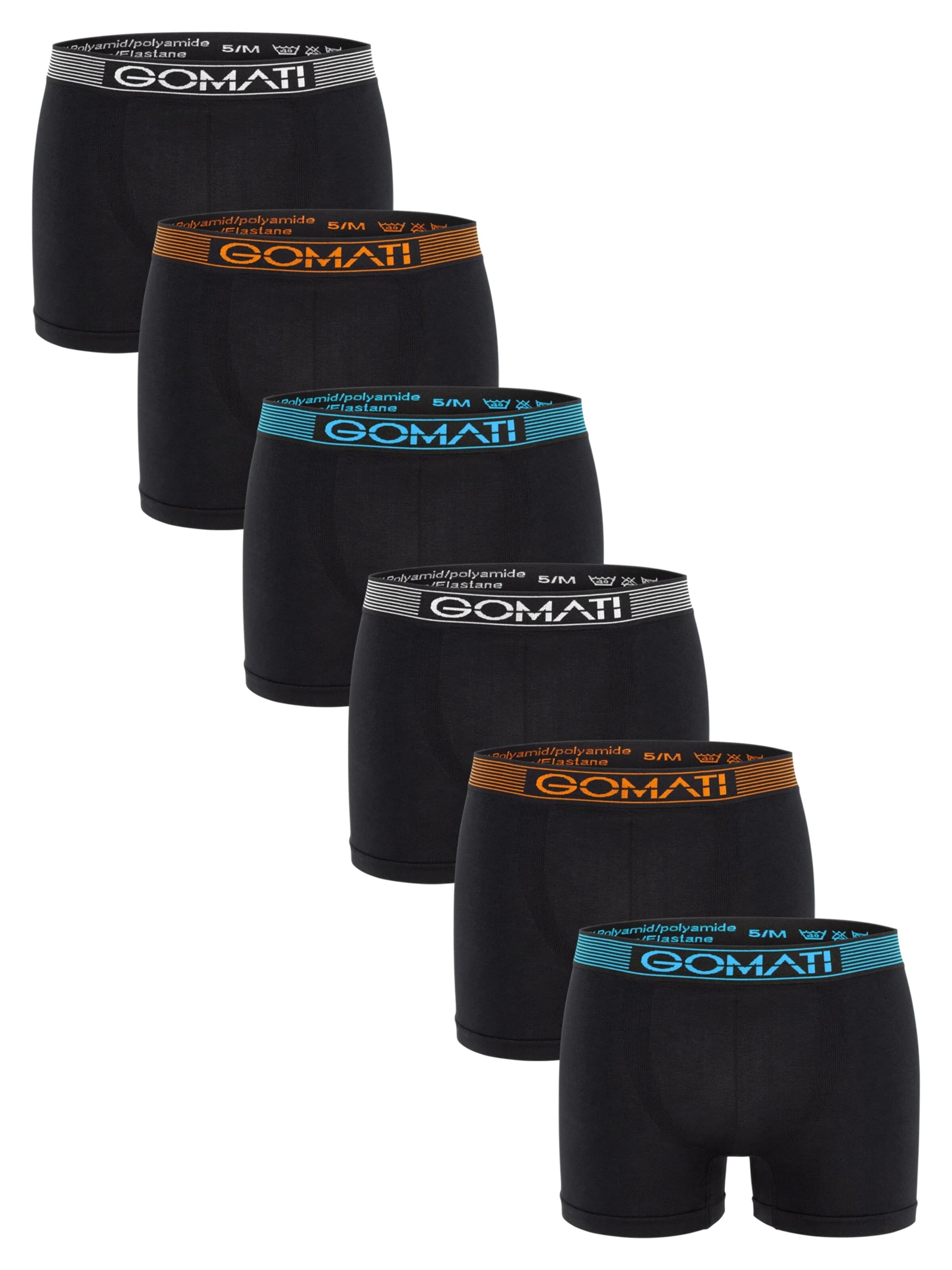 Gomati Boxer shorts 'Seamless Comfort' in Black: front