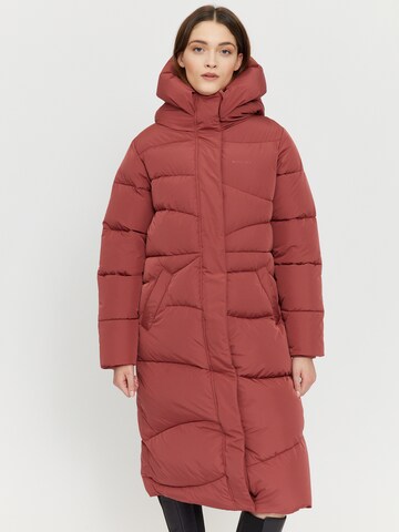 mazine Winter Coat ' Wanda Coat ' in Red: front