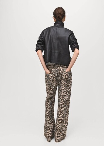 MANGO Tapered Jeans in Braun