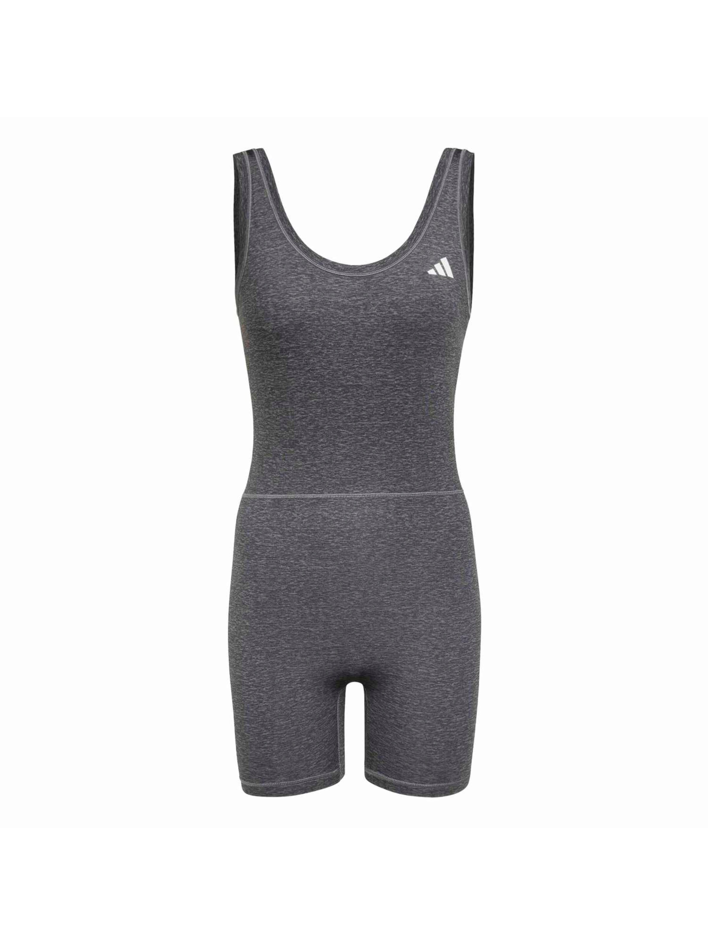 ADIDAS PERFORMANCE Спортен костюм 'OPT ESS' в сиво: отпред