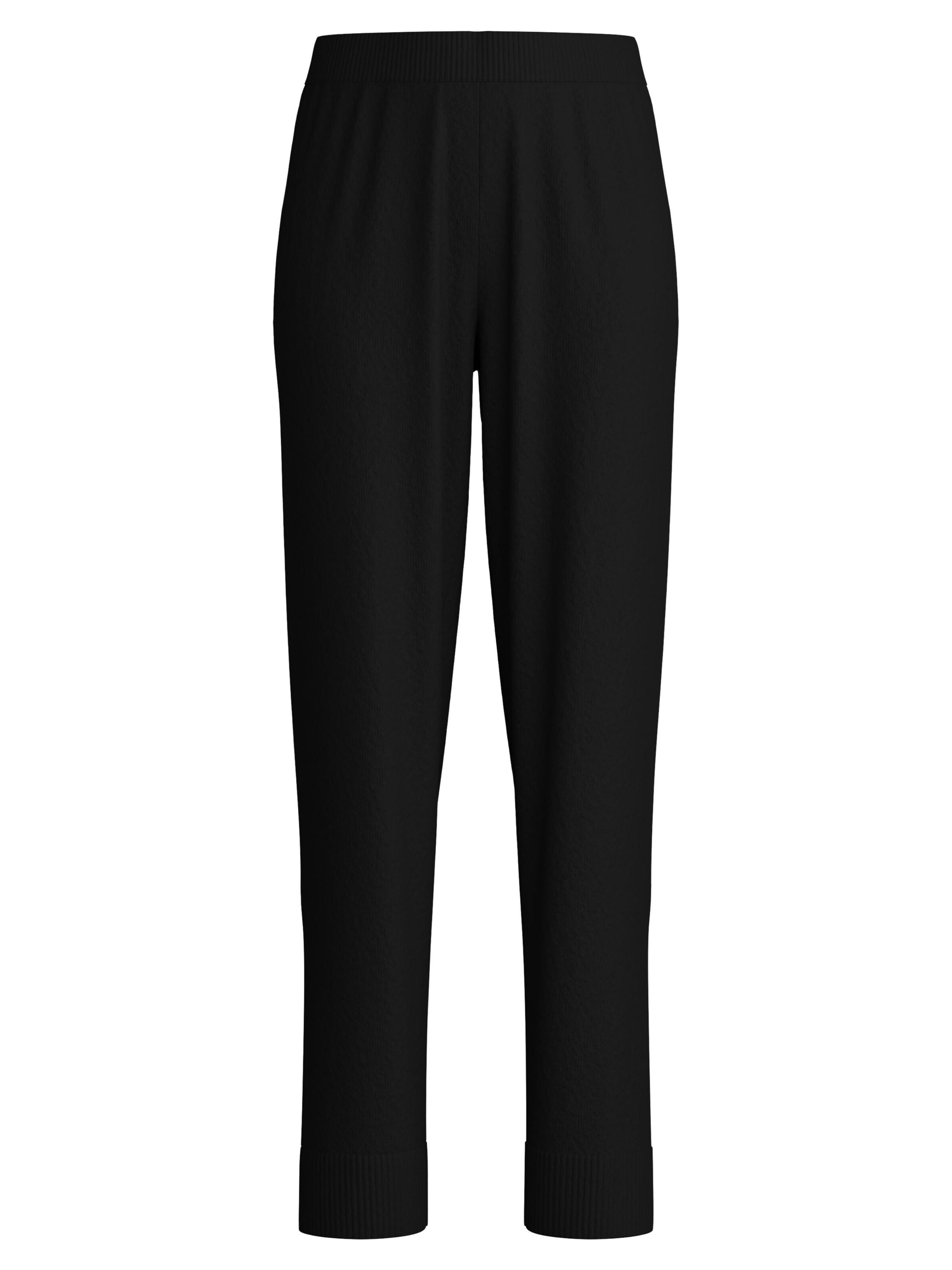 CALIDA Pyjamahose 'The Cosy Collection'‌ in Schwarz: Vorderseite