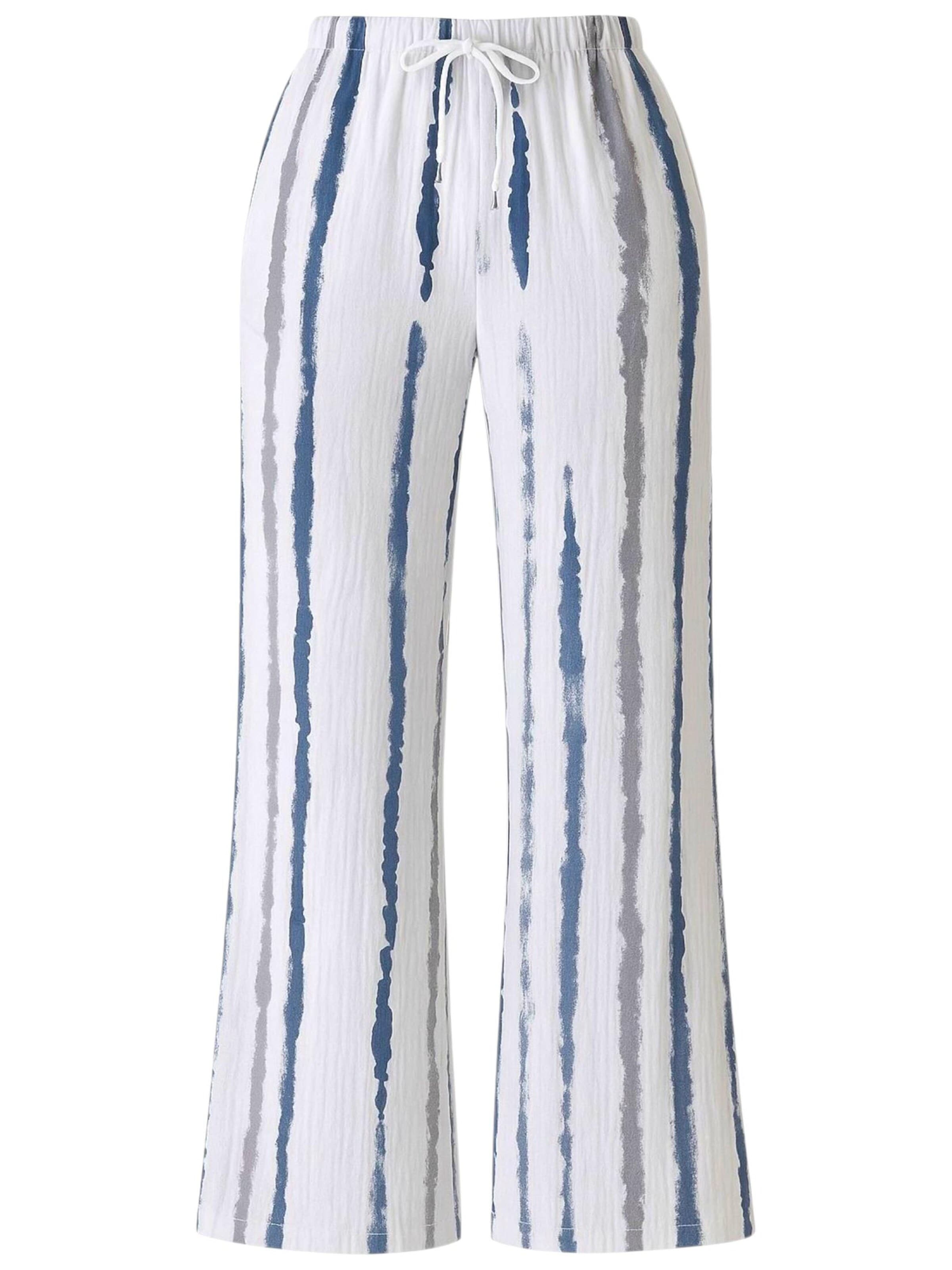 Wide Leg Pantalon 'Taima' WENOR en gris : devant