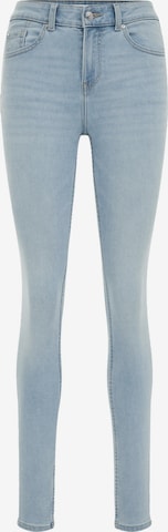 mėlyna WE Fashion Siauras Džinsai: priekis