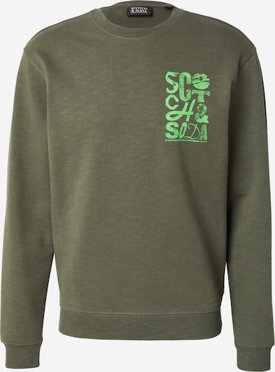 SCOTCH & SODA Sweater majica u kaki / limeta, Pregled proizvoda