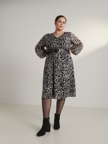 Guido Maria Kretschmer Curvy Dress 'Clarissa' in Black: front