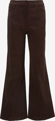Wide Leg Pantalon s.Oliver en marron : devant