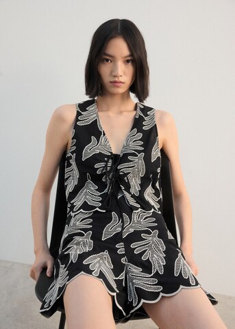 MANGO Vest 'Ginger-H' in Black