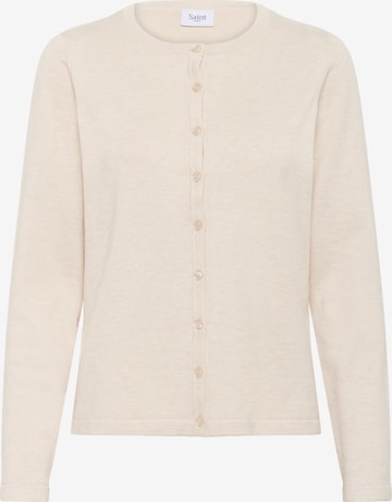 SAINT TROPEZ Strickjacke in Beige: Vorderseite
