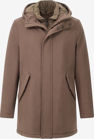 Boggi Milano Übergangsparka in Braun: Vorderseite