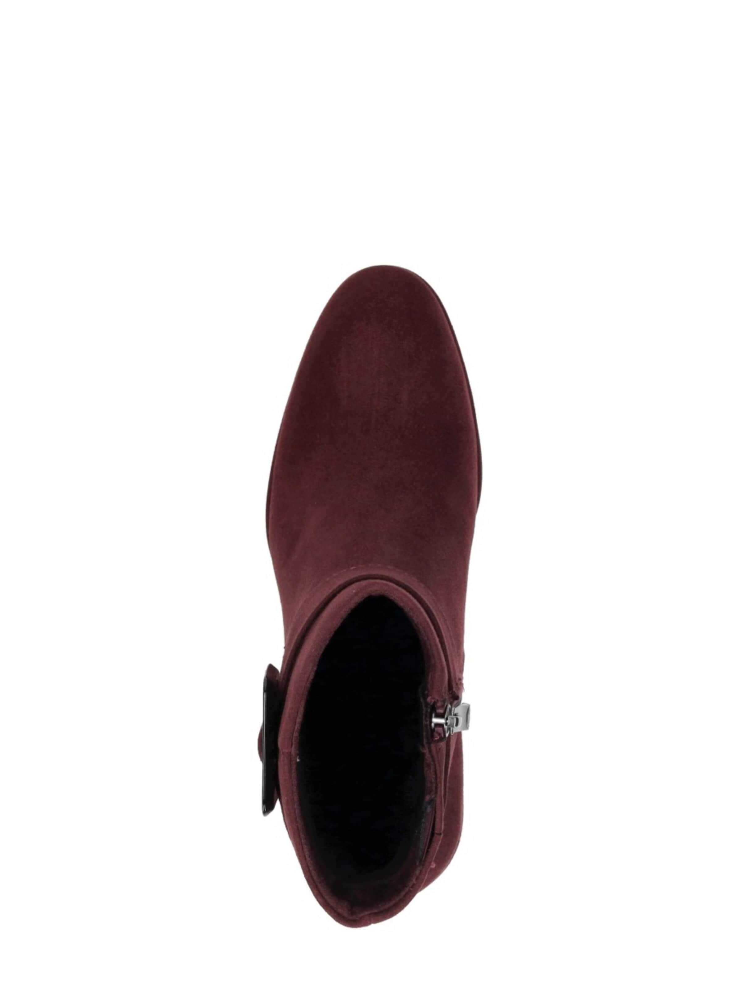 MARCO TOZZI Boots 'Enkellaarsjes Hak' in Rood