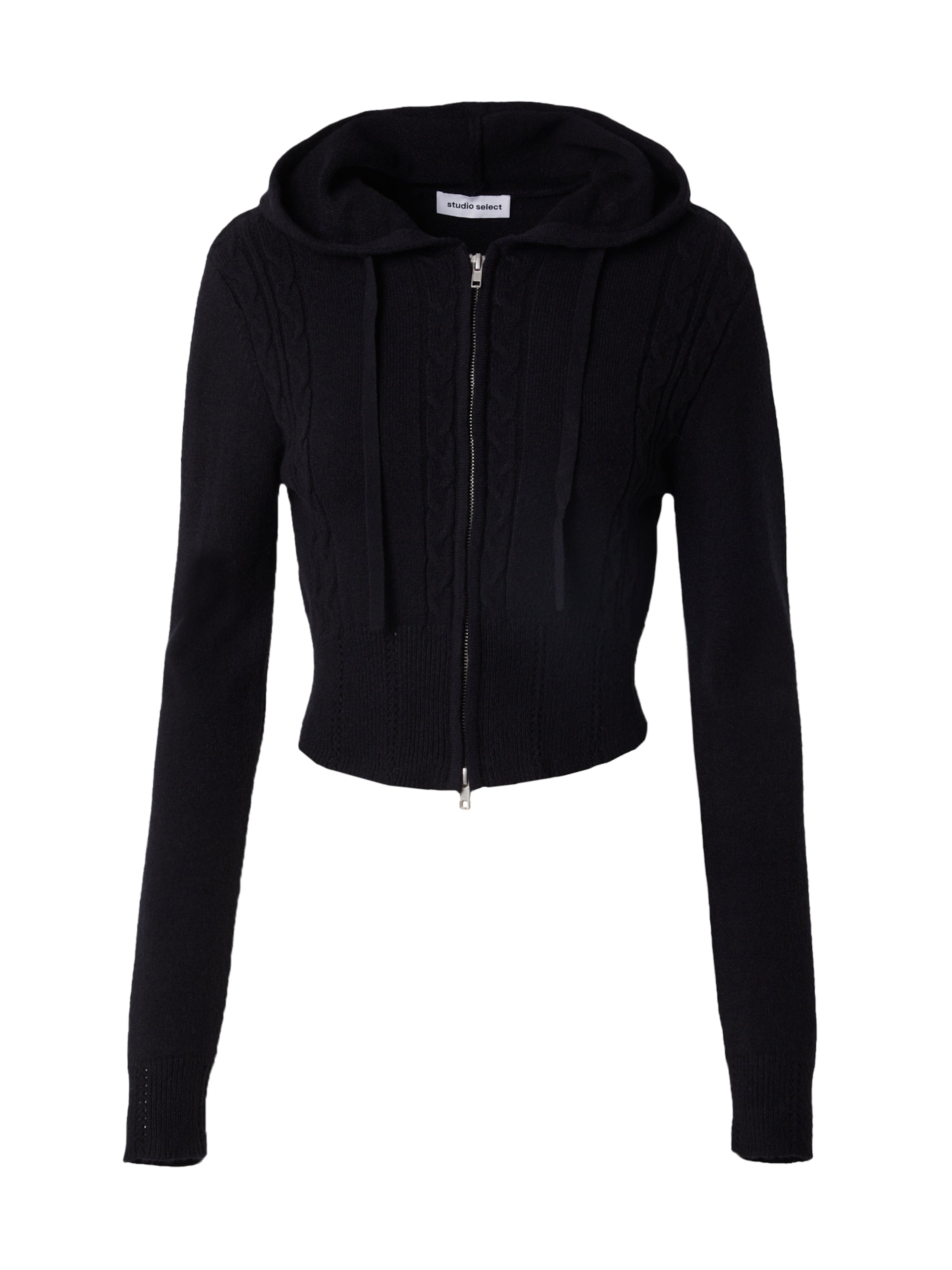 juoda studioselect Kardiganas 'Cara': priekis