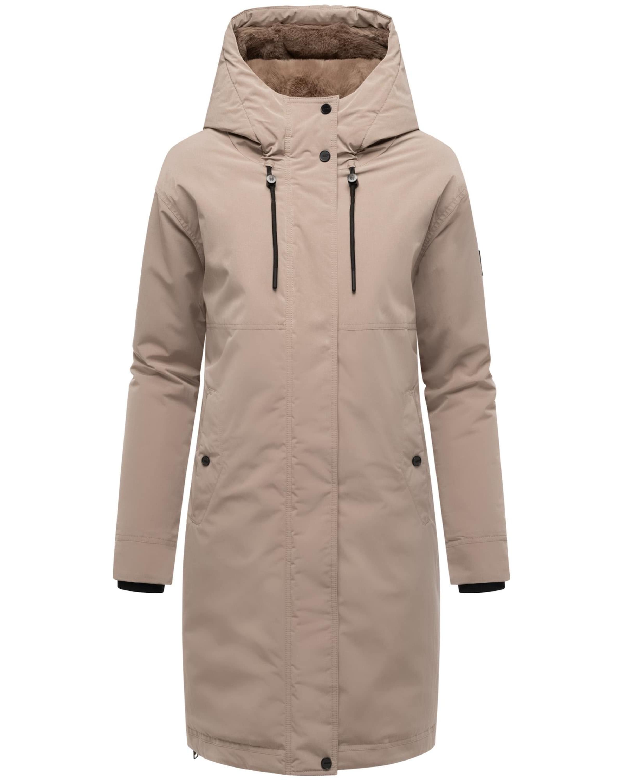 NAVAHOO Zimný kabát 'Hageltanz 14' - Béžová: predná strana