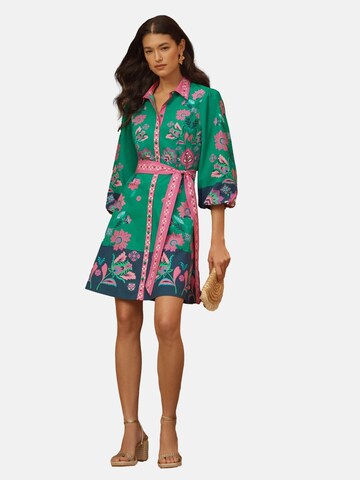 Abito camicia di love & roses in verde