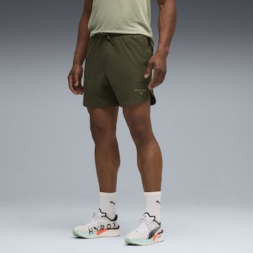 PUMA Regular Sportbroek 'Puma x Hyrox Ultraweave 6' in Groen: voorkant