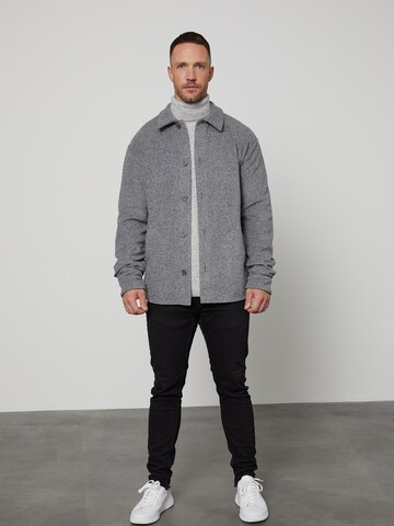 DAN FOX APPAREL Jacke 'Lean' in Grau