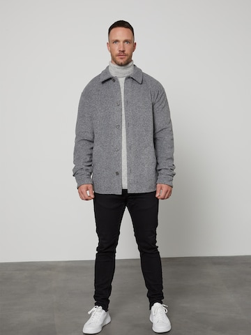 DAN FOX APPAREL Between-season jacket 'Lean' in Grey