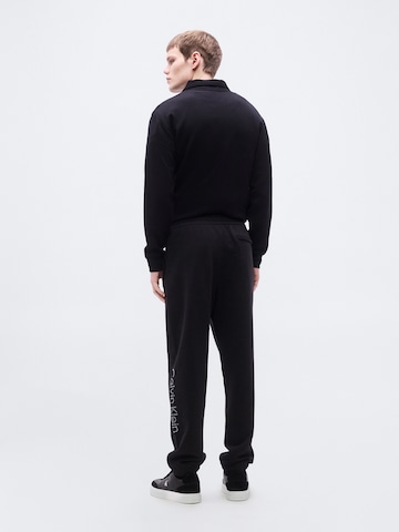 Calvin Klein Loosefit Kalhoty – černá