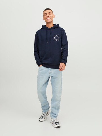 JACK & JONES Sweatshirt 'Warrior' in Blau