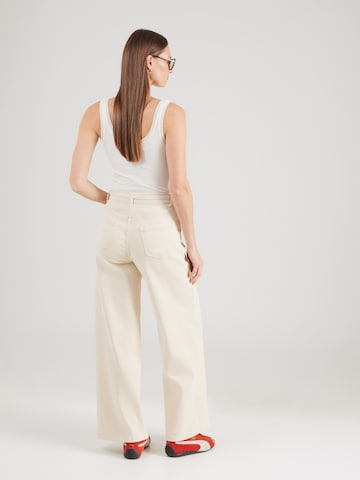 ABOUT YOU Wide leg Τζιν 'Tabea' σε μπεζ