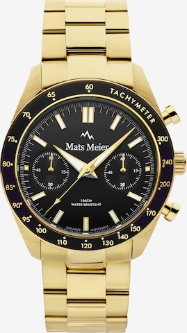 Mats Meier Analog Watch in Gold: front