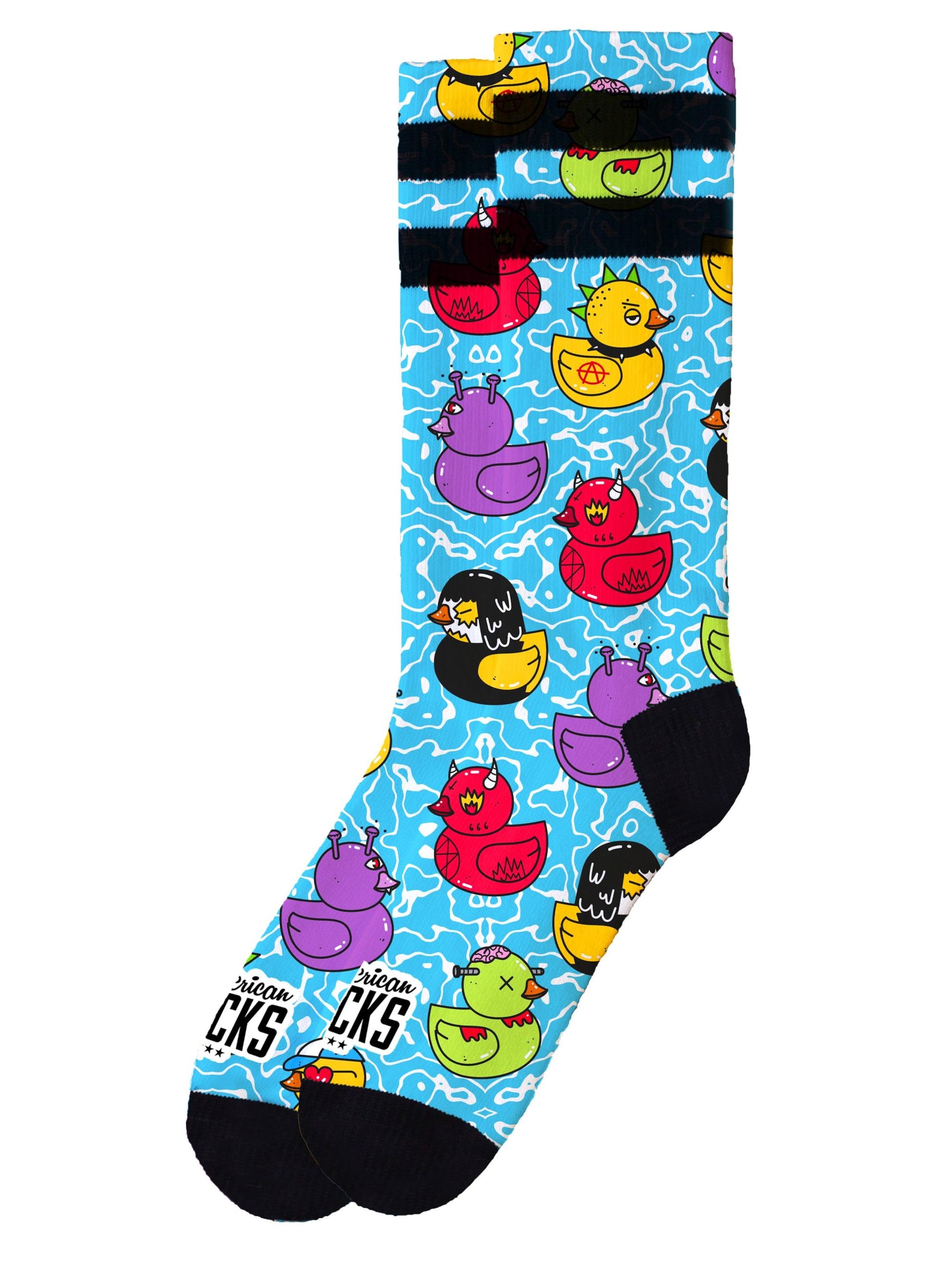 American Socks - Calcetines 'Tub Duck' en azul: frente