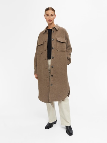 OBJECT Between-Seasons Coat 'Ella' in Brown