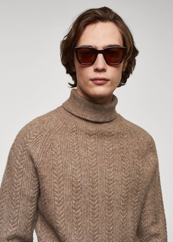 MANGO MAN Pullover 'Marias' in Beige