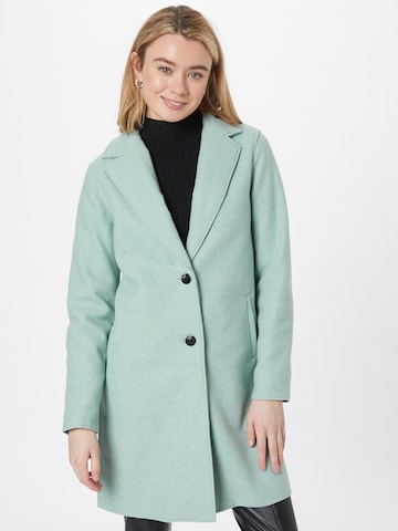 ONLY Between-seasons coat 'CARRIE' in Green: front