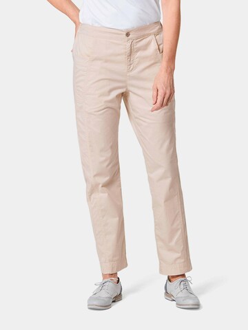 Goldner Loose fit Jeans in Beige: front