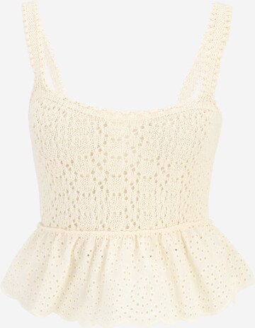 Only Petite Knitted Top 'CHRISSIA' in Beige: front