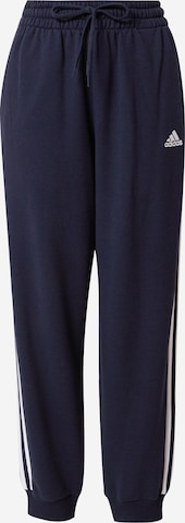 ADIDAS SPORTSWEAR Workout Pants 'Essentials' in Blue: front