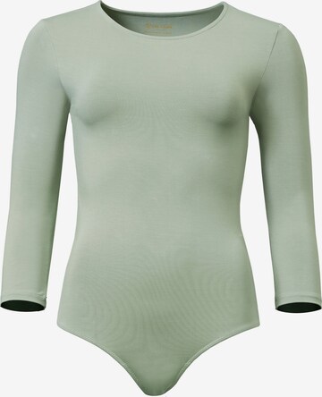 Les Lunes Shirt Bodysuit 'Alena' in Green: front