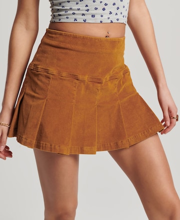 Superdry Skirt in Brown: front