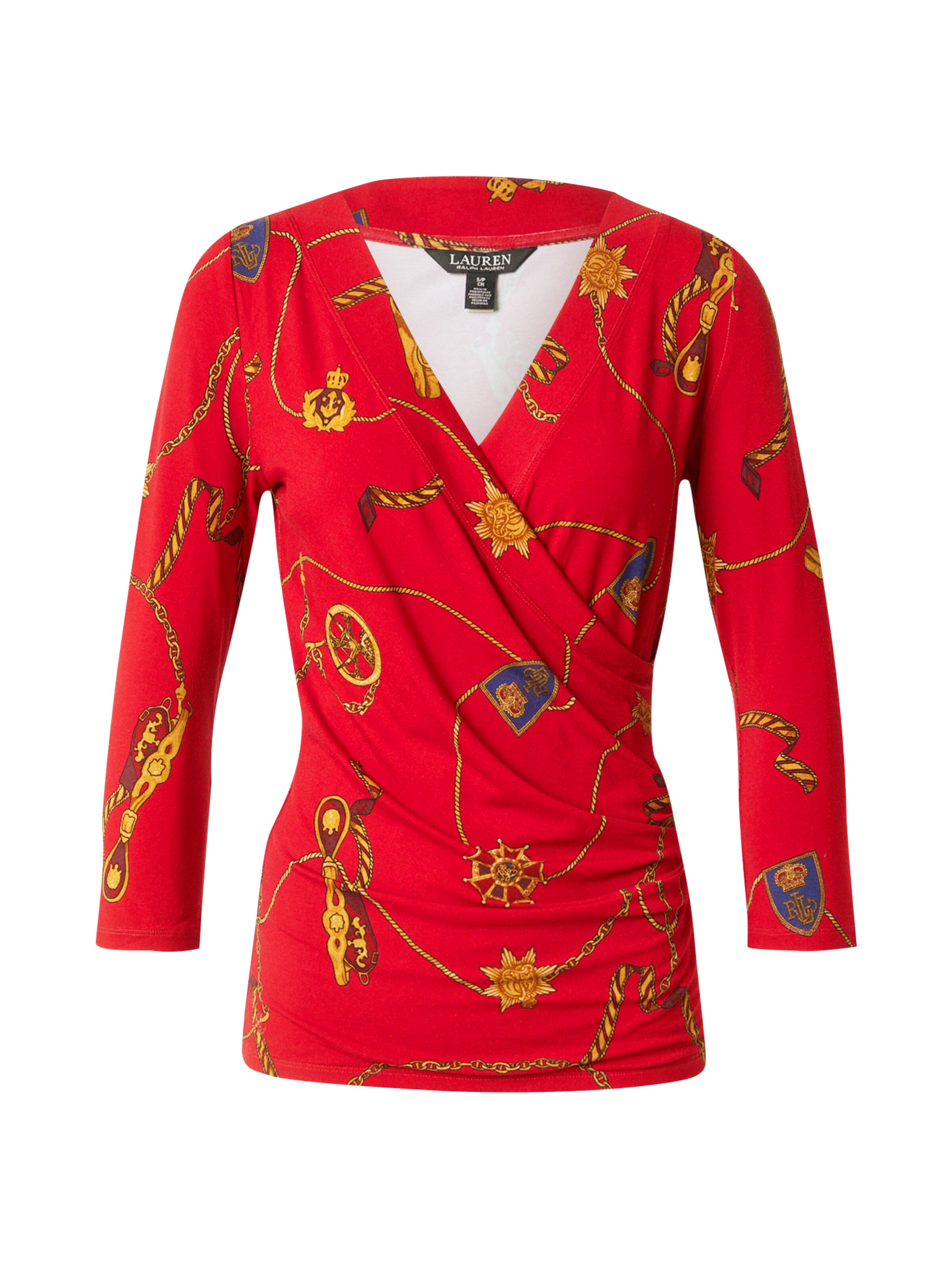 T-shirt 'ALAYJA' Lauren Ralph Lauren en rouge : devant