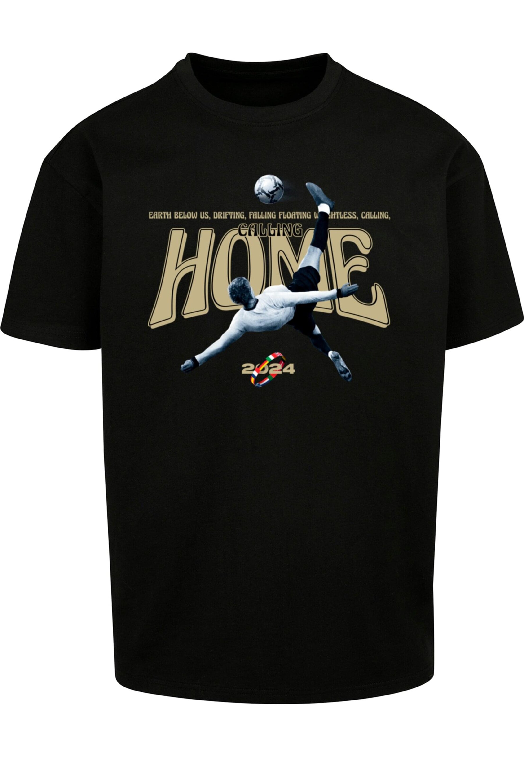 T-Shirt 'Calling Home' MT Upscale en noir : devant