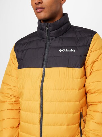 COLUMBIA Outdoorová bunda 'Powder Lite' – žlutá