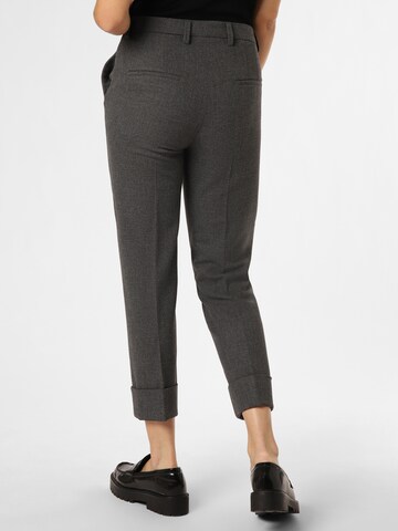 Cambio Regular Pleat-Front Pants 'Krystal' in Grey