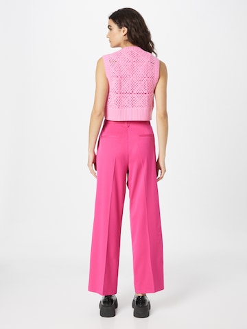 Regular Pantalon à plis Smith&Soul en rose