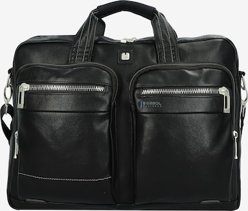 Gabol Document Bag 'Stinger' in Black: front