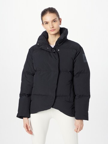 ADIDAS SPORTSWEAR - Chaqueta de montaña 'Big Baffle' en negro: frente